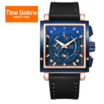 Alexandre Christie ALCW6182GCLURBU Blue Leather Strap Analog Men Watch Alexandre Christie ALCW6182GCLURBU Blue Leather Strap Analog Men Watch