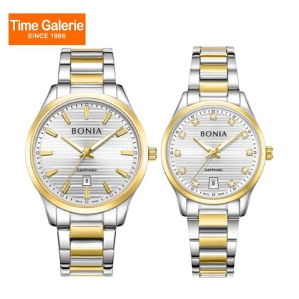 Bonia BNB10858-1112/2112 Stainless Steel His & Her Set Watch