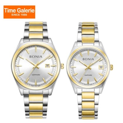 Bonia BNB10863-1112/2112 Stainless Steel His & Her Set Watch