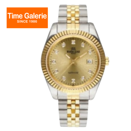 ROSCANI ROSW4577G1 41mm Gold Dial Stainless Steel Analog Men Watch ROSCANI ROSW4577G1 41mm Gold Dial Stainless Steel Analog Men Watch