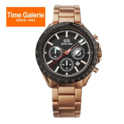 ROSCANI ROSW4674T3 Chronograph 44mm Rose Gold Stainless Steel Strap Men Watch ROSCANI ROSW4674T3 Chronograph 44mm Rose Gold Stainless Steel Strap Men Watch