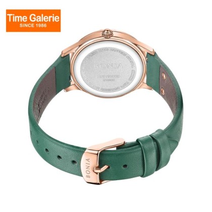 Bonia Elegance BNB10869-2597S Green Leather Strap Women Watch Bonia Elegance BNB10869-2597S Green Leather Strap Women Watch