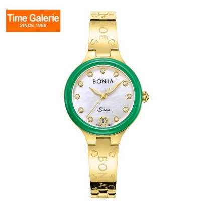 Bonia Tiamo Elegance BNB10867-2257 6 Top Rings Set Stainless Steel Women Watch Bonia Tiamo Elegance BNB10867-2257 6 Top Rings Set Stainless Steel Women Watch