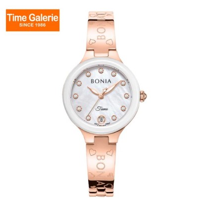 Bonia Tiamo Elegance BNB10867-2557 6 Top Rings Set Stainless Steel Women Watch Bonia Tiamo Elegance BNB10867-2557 6 Top Rings Set Stainless Steel Women Watch