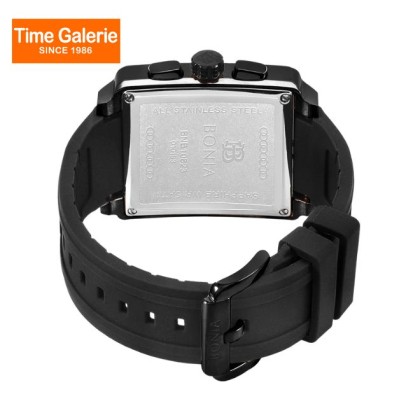 Bonia Chronograph BNB10823-1732C Black Silicone Strap Men Watch Bonia Chronograph BNB10823-1732C Black Silicone Strap Men Watch
