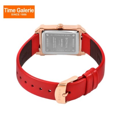 Bonia Elegance BNB10820-2513S Red Leather Strap Women Watch Bonia Elegance BNB10820-2513S Red Leather Strap Women Watch
