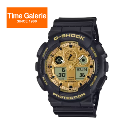 Casio G-Shock GA-100GGB-1A9DR Gold Dial Analog-Digital 2 ATM Men Watch Casio G-Shock GA-100GGB-1A9DR Gold Dial Analog-Digital 2 ATM Men Watch