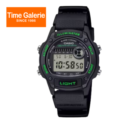 CASIO GENERAL W-220H-1A3VDF Black Case Digital Men Watch CASIO GENERAL W-220H-1A3VDF Black Case Digital Men Watch