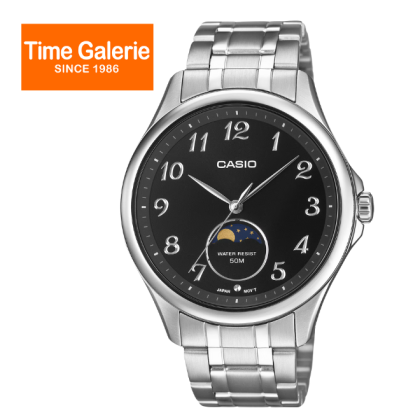 CASIO GENERAL MTP-M110D-1AVDF Black Dial Stainless Steel Men Analog Watch CASIO GENERAL MTP-M110D-1AVDF Black Dial Stainless Steel Men Analog Watch