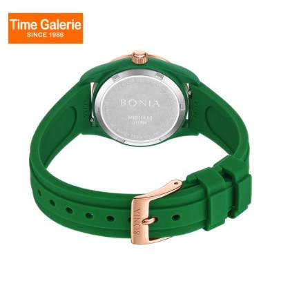 Bonia Elegance BNB10880-2992 Green Silicone Strap Women Watch Bonia Elegance BNB10880-2992 Green Silicone Strap Women Watch