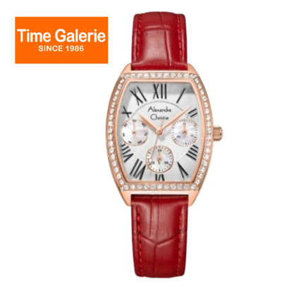 Alexandre Christie ALCW2B86BFLRGSLRE Leather Strap Women Watch Alexandre Christie ALCW2B86BFLRGSLRE Leather Strap Women Watch