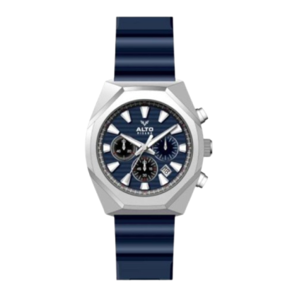 Alto ALT-EG05-SL-BU Multifunctional Analog Blue Dial Silicone Strap Men Watch Alto ALT-EG05-SL-BU Multifunctional Analog Blue Dial Silicone Strap Men Watch