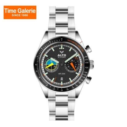 Alto ALT-EG06-SL-BK Sporty Style Analog Stainless Steel Men Watch Alto ALT-EG06-SL-BK Sporty Style Analog Stainless Steel Men Watch
