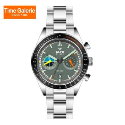 Alto ALT-EG06-SL-GN Sporty Style Analog Stainless Steel Men Watch Alto ALT-EG06-SL-GN Sporty Style Analog Stainless Steel Men Watch