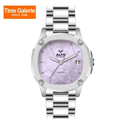 Alto ALT-EF01-SL-PR Date Function Purple Dial Color Stainless Steel Women Watch Alto ALT-EF01-SL-PR Date Function Purple Dial Color Stainless Steel Women Watch