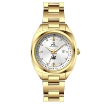 Paris Polo Club PPC-EF19-GD-WE Date Function Stainless Steel Women Watch Paris Polo Club PPC-EF19-GD-WE Date Function Stainless Steel Women Watch
