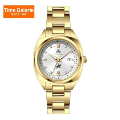 Paris Polo Club PPC-EF19-GD-WE Date Function Stainless Steel Women Watch Paris Polo Club PPC-EF19-GD-WE Date Function Stainless Steel Women Watch