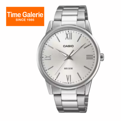 Casio General MTP-1303DD-7AV Silver Stainless Steel Band Men Watch