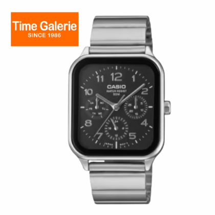 Casio General MTP-M306D-1AV Silver Stainless Steel Band Men Watch