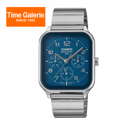 Casio General MTP-M306D-2AV Silver Stainless Steel Band Men Watch