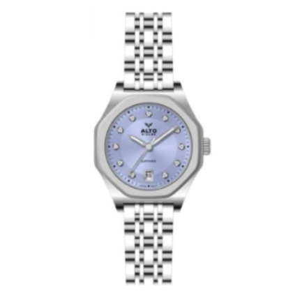 Alto ALT-EF02-SL-PR Solid Steel Band Women Watch