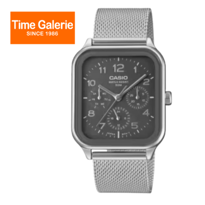 Casio General MTP-M306M-8AV Silver Stainless Steel Mesh Band Men Watch Casio General MTP-M306M-8AV Silver Stainless Steel Mesh Band Men Watch