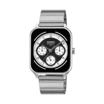 Casio General MTP-M307D-1BV Silver Stainless Steel Band Men Watch
