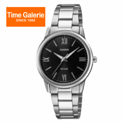 Casio General LTP-1303DD-1AV Silver Stainless Steel Band Women Watch
