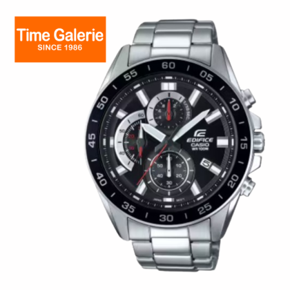 Casio Edifice EFV-550D-1AV Silver Stainless Steel Band Men Watch Casio Edifice EFV-550D-1AV Silver Stainless Steel Band Men Watch