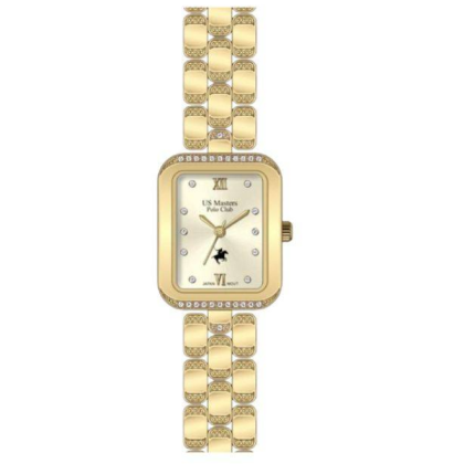 U.S Master Polo Club USM-EF06-GD-GD Sunray Dial Texture Women Watch U.S Master Polo Club USM-EF06-GD-GD Sunray Dial Texture Women Watch