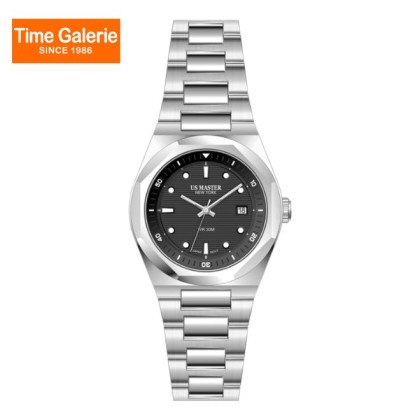 U.S Master Polo Club USM-EG09-SL-BK Equipped With Luminous Hour Markers Men Watch