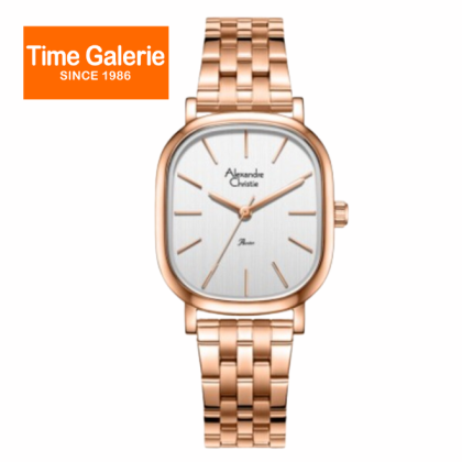 Alexandre Christie ALCW2B89LHBRGSL Stainless Steel Strap Analog Women Watch