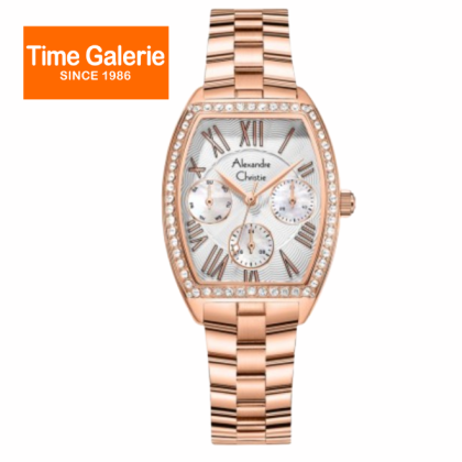 Alexandre Christie ALCW2B86BFBRGSL Stainless Steel Strap Analog Women Watch