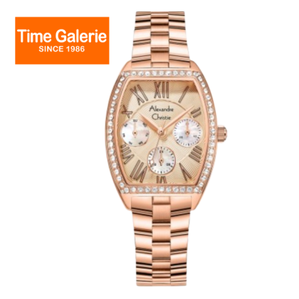 Alexandre Christie ALCW2B86BFBRGLN Stainless Steel Strap Analog Women Watch
