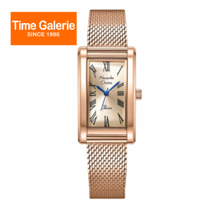 Alexandre Christie ALCW2B94LHBRGLN Rose Gold Dial Stainless Steel Strap Analog Women Watch
