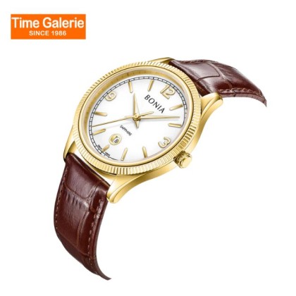 Bonia Classic BNB10844-1215 Brown Leather Strap Men Watch Bonia Classic BNB10844-1215 Brown Leather Strap Men Watch