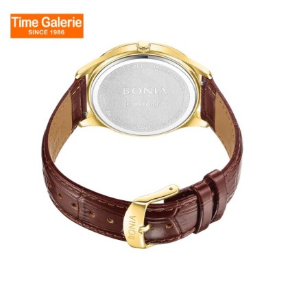 Bonia Classic BNB10844-1215 Brown Leather Strap Men Watch Bonia Classic BNB10844-1215 Brown Leather Strap Men Watch