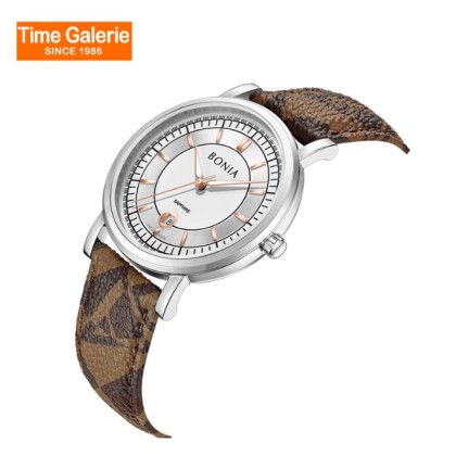 Bonia Classic BNB10875-1312 Brown Leather Strap Men Watch Bonia Classic BNB10875-1312 Brown Leather Strap Men Watch