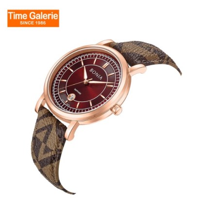 Bonia Classic BNB10875-1542 Brown Leather Strap Men Watch Bonia Classic BNB10875-1542 Brown Leather Strap Men Watch