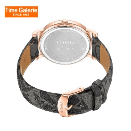 Bonia Classic BNB10875-1532 Black Leather Strap Men Watch Bonia Classic BNB10875-1532 Black Leather Strap Men Watch