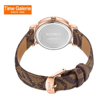 Bonia Elegance BNB10875-2542 Brown Leather Strap Women Watch Bonia Elegance BNB10875-2542 Brown Leather Strap Women Watch