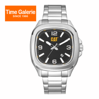 CAT AXIS AV-141-11-131 Silver Stainless Steel 10 ATM 44MM Analog Men Watch CAT AXIS AV-141-11-131 Silver Stainless Steel 10 ATM 44MM Analog Men Watch