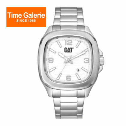 CAT AXIS AV-141-11-232 White Dial Silver Stainless Steel 10 ATM 44MM Analog Men Watch CAT AXIS AV-141-11-232 White Dial Silver Stainless Steel 10 ATM 44MM Analog Men Watch