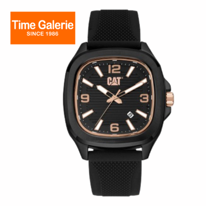 CAT AXIS AV-161-21-139 Black Silicone Strap 10 ATM 44MM Analog Men Watch CAT AXIS AV-161-21-139 Black Silicone Strap 10 ATM 44MM Analog Men Watch