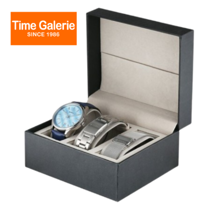 Titan Classique Palette 10033SL01 Blue Dial Interchangeable Straps Quartz Men Analog Watch Titan Classique Palette 10033SL01 Blue Dial Interchangeable Straps Quartz Men Analog Watch