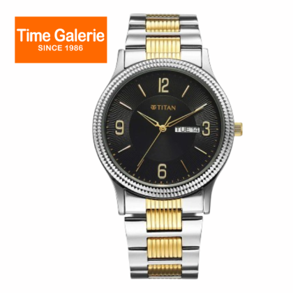 Titan Karishma 1650BM04 Black Dial Stainless Steel Strap Analog Men Watch Titan Karishma 1650BM04 Black Dial Stainless Steel Strap Analog Men Watch