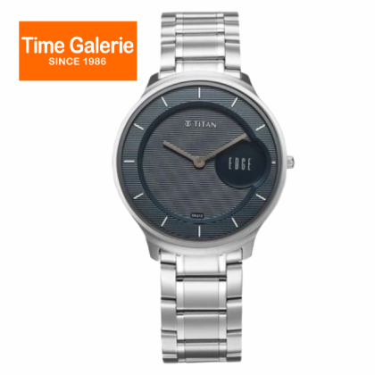 Titan Edge Murals 1843SM03 Blue Dial Stainless Steel Strap Analog Men Watch Titan Edge Murals 1843SM03 Blue Dial Stainless Steel Strap Analog Men Watch