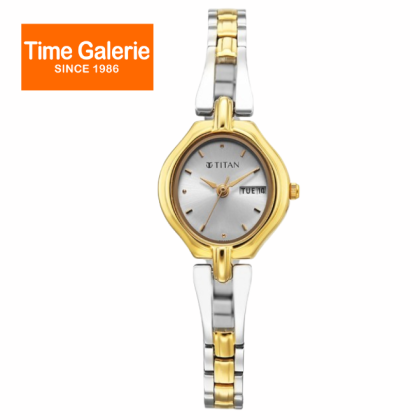 Titan Karishma 2345BM03 White Dial Stainless Steel Strap Quartz Analog Women Watch Titan Karishma 2345BM03 White Dial Stainless Steel Strap Quartz Analog Women Watch