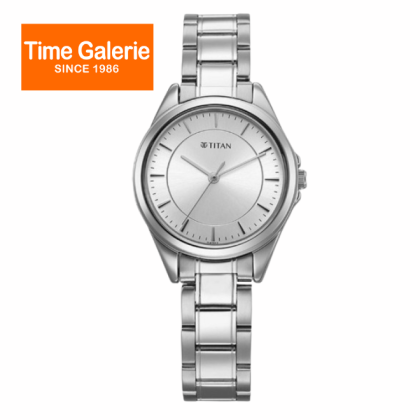 Titan Quartz 2565SM01 Silver Dial Stainless Steel Strap Analog Women Watch Titan Quartz 2565SM01 Silver Dial Stainless Steel Strap Analog Women Watch