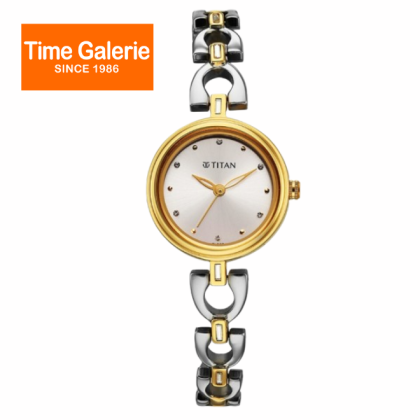 Titan Quartz 2601BM01 Silver Dial Stainless Steel Strap Analog Women Watch Titan Quartz 2601BM01 Silver Dial Stainless Steel Strap Analog Women Watch